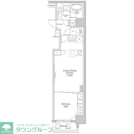 ザ・パークハビオ日本橋三越前の物件間取画像